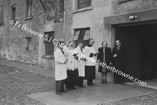 MOUNTMELLICK PRODUCTS LTD:V.REV FR.BURBAGE P.P.V.F.& AT DDOR MR.F.RYAN (CHAIRMAN) MRS TEELING MRS RYAN: GROUP OF GUESTS